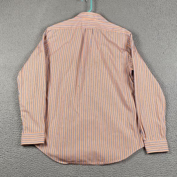 VTG Ralph Lauren Custom Fit Button Down Shirt Men's 16 34/35 Medium Striped - Picture 10 of 12